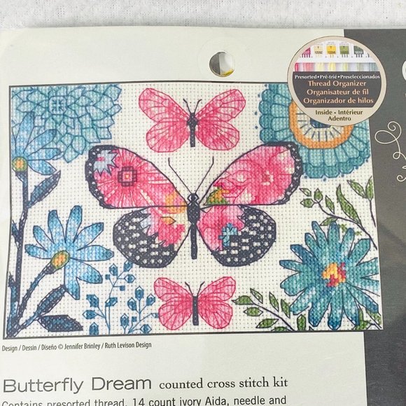 Butterfly Dream Counted Cross Stitch Kit - New - Picture 2 of 5